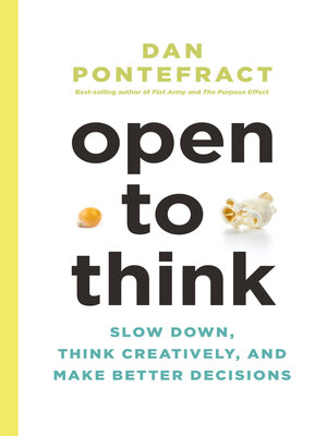 cover image of Open to Think